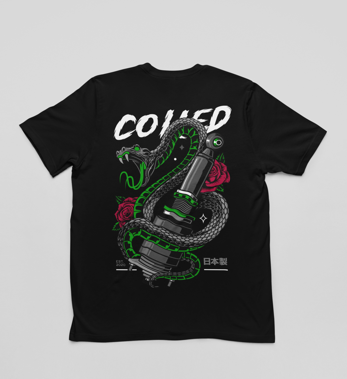 Oversized Coiled Snake T-Shirt