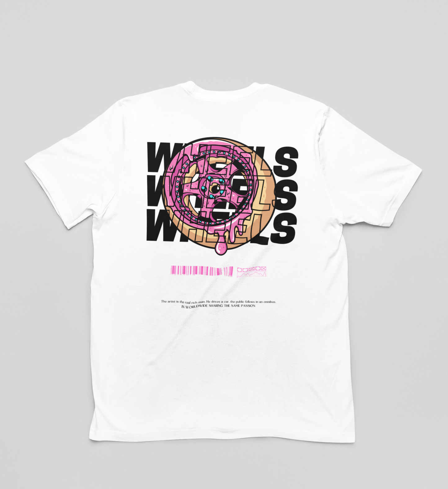 Donuts Wheels Oversized T-Shirt