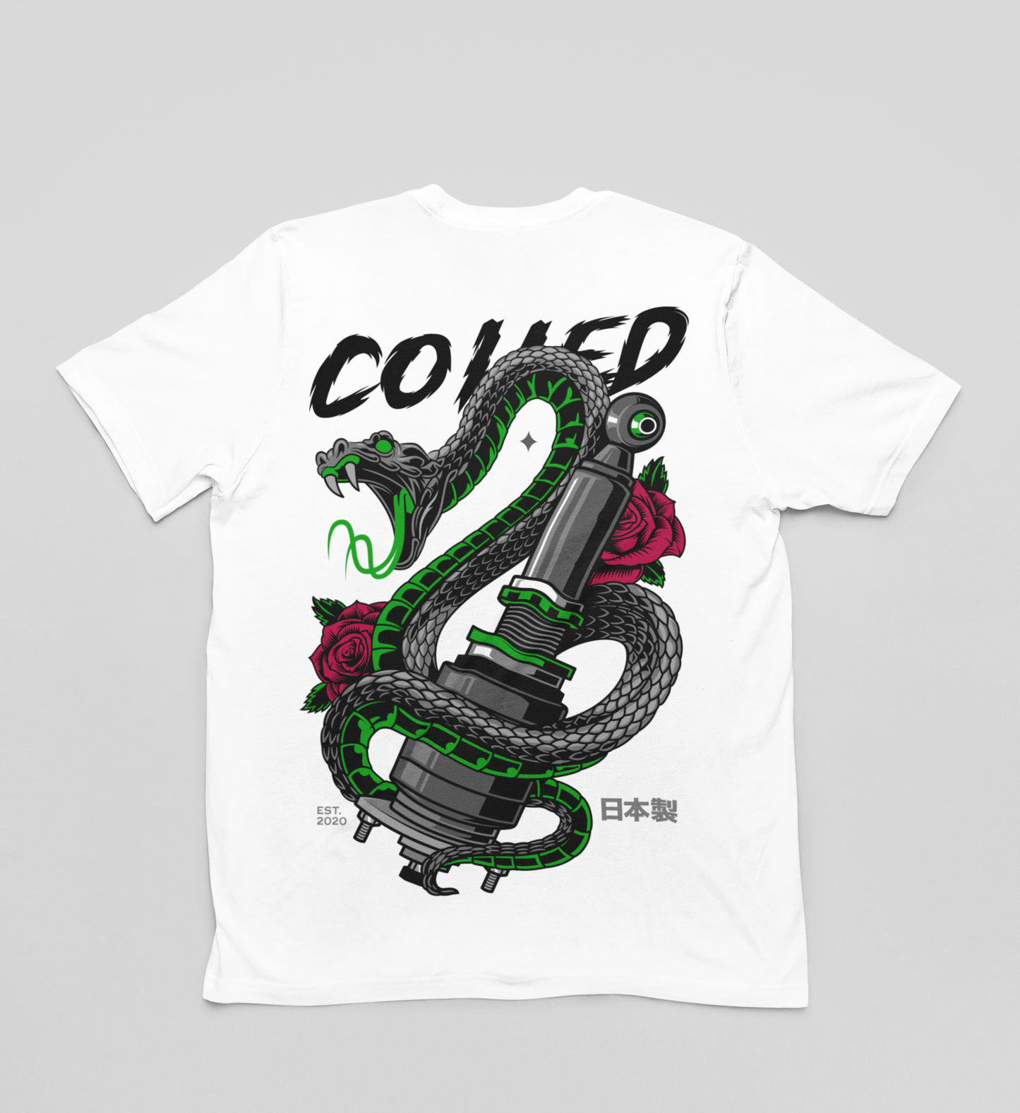 Oversized Coiled Snake T-Shirt